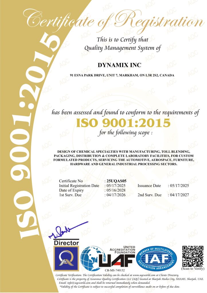 New ISO certificate expiry in 2028